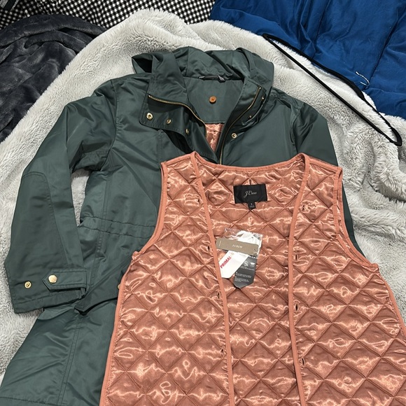 J.Crew Satin Nylon Jacket w/Removable Liner - Picture 13 of 13